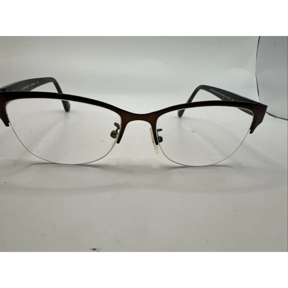 Coach Eyeglasses HC 5066 9155 Satin Brown Dark Tortoise FRAMES ONLY 53-16-135